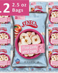 Seneca Pink Lady Apple Chips | Made from Fresh-Harvested Pink Lady Apples | Yakima Valley Orchards | Seasonally Picked | Crisped Apple Perfection | Foil-Lined Freshness Bag | 2.5 oz Bag (Pack of 12)