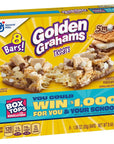 Golden Grahams Breakfast Cereal Treat Bars Smores Snack Bars 8 ct