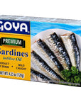 Goya Foods Premium Sardines in Olive Oil 425 Ounce Pack of 25