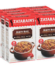 Zatarains Dirty Rice 8 oz Pack of 8