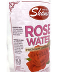 Shams Premium Rose Water For Cooking 169 Ounce  For Cooking Baking Desserts Skincare  Ready to Use Rose Water for Baking GlutenFree PreservativeFree Vegan and SugarFree