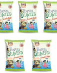 Swashbuckle Snacks Crispy Tempura Seaweed Snack Chips Wasabi and Soy Sauce Flavor 0.95oz (27g) - 5 pack, Made in Japan, Otsumami