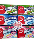 Airheads Gum Assortment  2 Packs Each of Blue Raspberry Watermelon Raspberry Lemonade