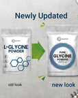 Micro Ingredients Glycine Powder - 1KG (2.2 Pounds) - Glycine 1000mg Per Serving