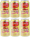 Pennsylvania Dutch Diet Birch Beer 12oz Cans Pack of 6 with Bay Area Marketplace Napkins