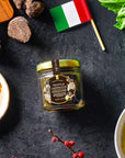 Gourmanity Tartufi Truffle Carpaccio 123oz  Sliced Summer Truffle in Olive Oil  Black Truffles Tuber aestivum Vitt from Italy in Olive Oil 123oz Jar