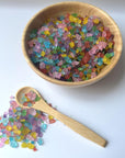 SweetGlob Old Fashioned Medium Rock Sugar Candy Gems Lump Sugar Rock Crystals Assorted Flavors 1 Pound