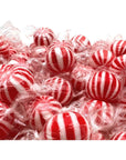 Jumbo Mint Balls Peppermint Hard Candy  Bulk 2 Pounds About 75 Count  Individually Wrapped