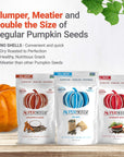 SuperSeedz Dry Roasted Pumpkin Seeds Sea Salt 5 oz 2 Pack