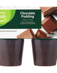 Amazon Fresh Chocolate Pudding Cups 4 Count