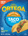 Ortega Yellow Corn Taco Shells, 4.9 Ounce, 12 Shells