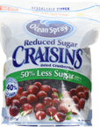 Ocean Spray Reduced Sugar Craisins 43 oz