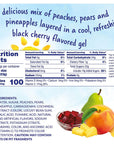 Dole Fruit Bowls Mixed Fruit in Black Cherry Flavored Gel, Back To School, Gluten Free Healthy Snack, 4oz, 24 Total Cups