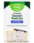 Amazon Fresh Frosted Blueberry Toaster Pastries 8 Count