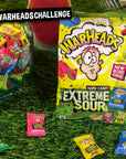 WARHEADS  Extreme Sour Hard Candy  Sour Apple Black Cherry Blue Raspberry Lemon  Watermelon Flavors  1lb Bulk Bag