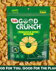 Dole Good Crunch Pineapple Dried Fruit Bites Gluten Free  Vegan Snack 14oz Bags Pack of 6