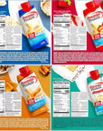 Premier Protein Shake Variety Pack 4 Flavors Vanilla  Strawberries and Cream Caramel and Cake Batter Delight 11 fl oz 12 ct Set with a Sophley Individually Wrapped Red and White Flex Straws Jumbo 24 ct