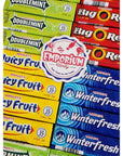 Doublemint, Spearmint, Juicy Fruit, Big Red, Winterfresh Chewing Gum - 4 Packs of Each - Fresh Variety Assortment 20 Total Packs of Gum