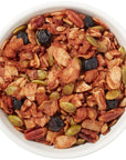 NuTrail Nut Granola Cereal, Blueberry Cinnamon, No Sugar Added, Keto, Low Carb, Gluten Free, Grain Free, Healthy Breakfast 8 oz. 1 Count