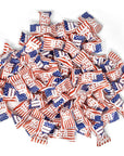 USA Flag Butter Mint Candies Bags 100 Count Individually Wrapped American Flags Red White  Blue Mint Candy 13 Ounce Bags Fourth of July Goodies Treat Candy Patriotic Party Favor Supplies Decorations