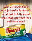 Dolores Tuna Chunk Light Yellowfin Tuna with Jalapeno Peppers 5oz Canned Tuna Pack of 1