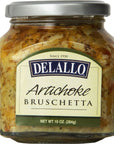 DeLallo Artichoke Bruschetta 10Ounce Jars Pack of 6