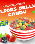 Assorted Fruit Slices Jelly Candy 2 Pound Bag