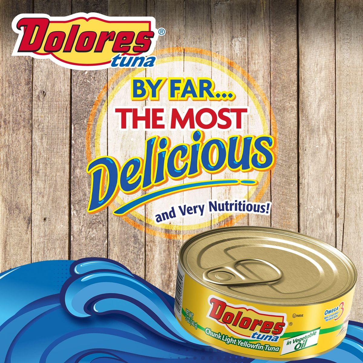 Dolores Tuna Chunk Light Yellowfin Tuna in Vegetable Oil5 Ounce Pack of 24