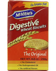 McVities Digestive Wheat Biscuits 88 Ounce Pack of 6