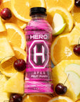 Clear Cut Hero HeroAid Sports Drink Apex Fruit Punch  Contains Essential Electrolytes for Peak Hydration  Natural Flavors  Ingredients Vitamins 5g Cane Sugar LowCalorie  16 Fl Oz Pack of 12