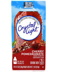 Crystal Light On The Go Cherry Pomegranate Drink Mix 10Packet Box Pack of 6