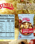 Seneca Original Apple Chips  Made from Fresh 100 Red Delicious Apples  Yakima Valley Orchards  Seasonally Picked  Crisped Apple Perfection  FoilLined Freshness Bag  25 ounce Pack of 12