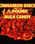 Cinnamon Discs 1 Pound BulkHard CandyIndividually WrappedCinnamon DiscCandy Disk