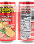 Aloha Maid Drinks Orange Variety 4 Cans per Flavor Total 12 Cans