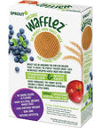 Sprout Organic Wafflez, Blueberry Apple, 0.63 Oz, 5 Ct