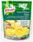 Knorr Pasta Sides for Dinner Dishes Four Cheese Pasta Creamy Chicken Cheddar Broccoli Side Variety Bundle with Kokobunch Kit