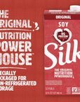 Silk ShelfStable Soy Milk Original DairyFree Vegan NonGMO Project Verified 32 Fl Oz Pack of 6