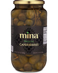 Mina Caperberries 335 oz Premium Caper Berries with Stems Perfect Mediterranean Seasoning or Garnish Made with Caperberries Vinegar Water and Sea Salt NonGMO Vegan GlutenFree Keto Paleo