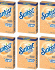 Sunkist Peach Singles To Go Powdered Drink Mix  Pack of 6 Boxes  6 Packets Per Box  36 Total Servings  Perfect for Mixing On the Go  Anywhere and Anytime