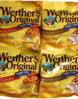 Werther's Original Sugar-Free Candies Bundle - 4 Items: Hard Candies and Caramel Coffee Hard Candies