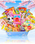 Sakura Box Japanese Candy  Snacks 40 Piece Dagashi Set Box