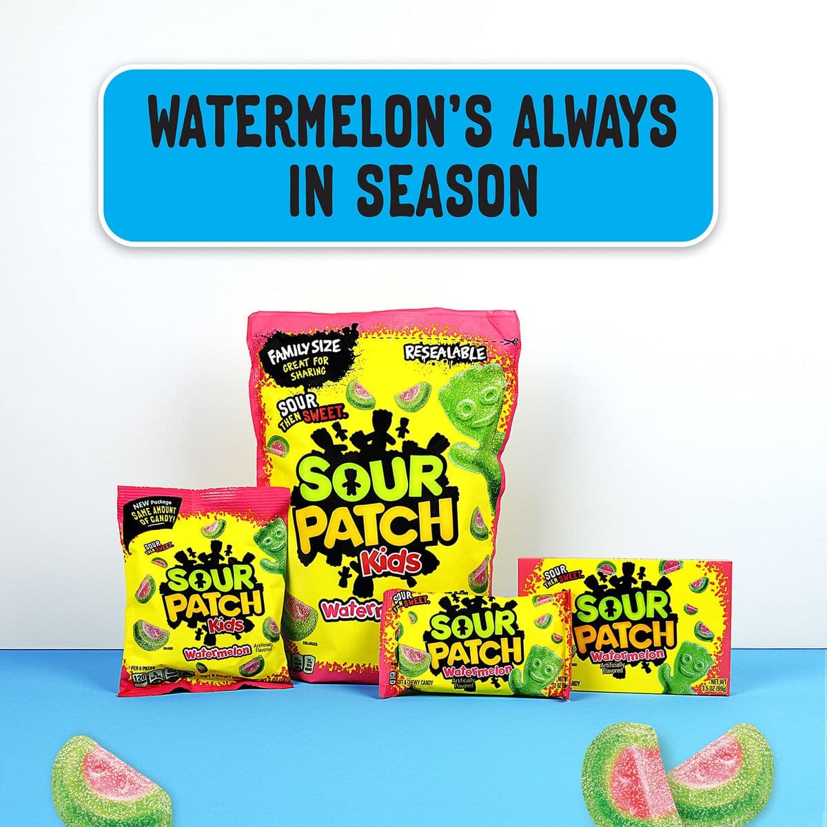 SOUR PATCH KIDS Watermelon Soft  Chewy Candy 12  35 oz Boxes