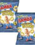 Osem Bamba Peanut Butter Suns Snacks for the Whole Family  All Natural Peanut Butter Corn Puffs Snacks 2 pack  4oz Bags  Made with 4 Simple Ingredients