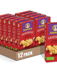 Annies Four Cheese Penne Macaroni and Cheese Dinner with Organic Pasta 55 OZ Pack of 12