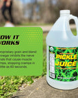 Pickle Juice Sports Drink 1 Gallon Extra Strength  Relieves Cramps Immediately  Electrolyte Pickle Juice for Day  Night Time Cramp Relief  Bulk Pickle Juice for Leg Cramps  1 Gallon