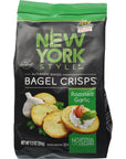 New York Style Bagel Roasted Garlic Crisps, 0.53 Pound