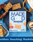 MadeGood Crispy Squares, Vanilla (36 Count) Gluten Free Snacks