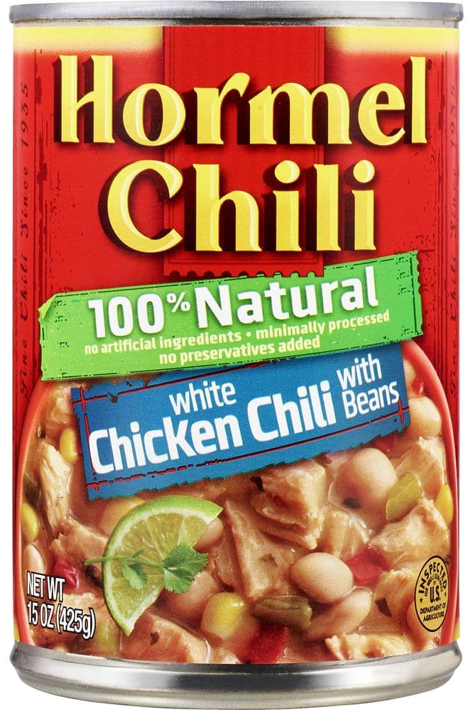 Hormel Chili Hormel Natural White Chicken Chili with Beans, 15 Ounce (Pack of 8)