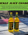 Pickle Juice Chaser 1 Liter Bottles  Pickle Juice for Pickle Backs  Pickle Juice for Hangover Relief  Muscle Cramp Relief  6 Pack Juice Chaser 1 Liter Bottles Muscle Cramp Relief 6 Pack