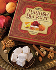 Liberty Orchards Turkish Delight  Premium Chewy Gourmet Vegan Candy 10 Oz